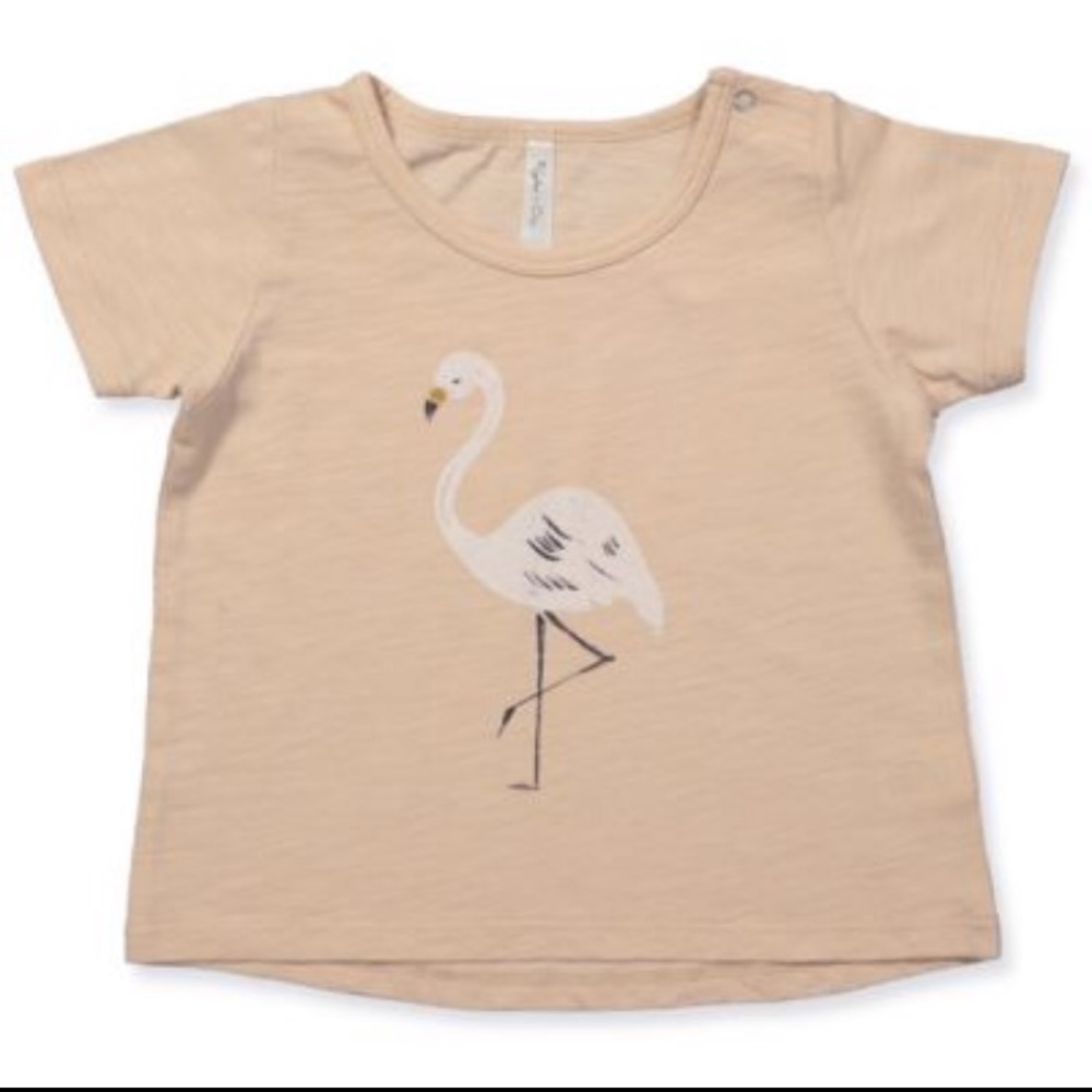 HP!🎉 NWT Rylee & Cru Flamingo tee